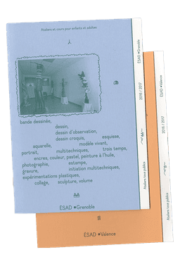 Editorial Design for ESAD Grenoble and Valence - thumbnail 1