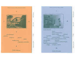 Editorial Design for ESAD Grenoble and Valence - thumbnail 2