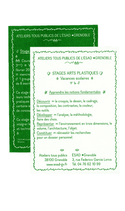Editorial Design for ESAD Grenoble and Valence - thumbnail 9