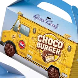 Packaging Design for Chocoburger Biscuit Snacks - thumbnail 1