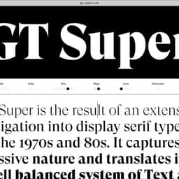 Typeface Design for Display Serif Typography - thumbnail 1