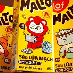 Brand identity and packaging for a Vietnamese teen milk brand  - thumbnail 1