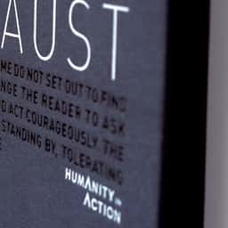 Exhibition Identity for Humanity in Action - thumbnail 1