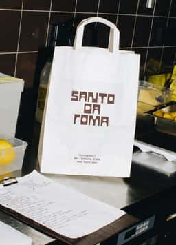 Brand Identity for Santo Da Roma Restaurant and Deli - thumbnail 4