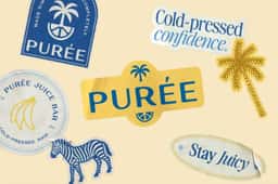 Brand Identity for Purée Juice Bar - thumbnail 2