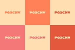Brand Identity and Packaging for Peachy Smoothie and Ice Cream Shop - thumbnail 3