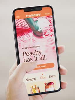 Brand Identity and Packaging for Peachy Smoothie and Ice Cream Shop - thumbnail 7