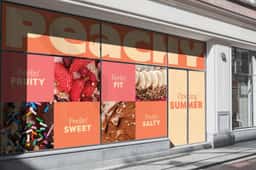 Brand Identity and Packaging for Peachy Smoothie and Ice Cream Shop - thumbnail 8