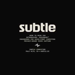 Visual Identity and Website Design for Subtle Computing - thumbnail 3