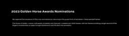 Motion Design for the 60th Golden Horse Awards Nominations - thumbnail 3
