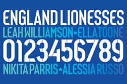Typeface Design for England Football Kits - thumbnail 7