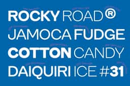 Custom Typeface for Baskin Robbins - thumbnail 6