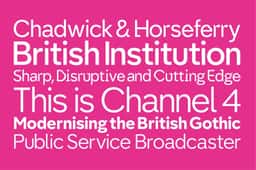 Typeface Design for Channel 4 - thumbnail 6