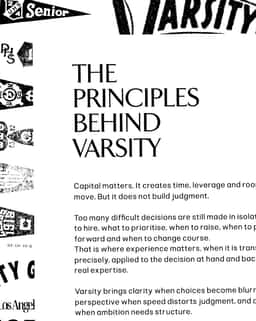 Brand Identity for Varsity Venture Capital - thumbnail 6