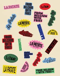 Brand Identity for Belgian Friterie Chain La Patate - thumbnail 3