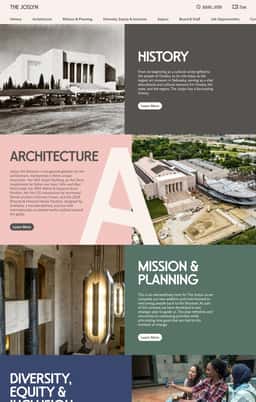 Website Design and Development for the Joslyn - thumbnail 6