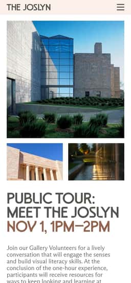 Website Design and Development for the Joslyn - thumbnail 7
