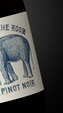Brand Identity and Packaging for Elephant in the Room Wine - thumbnail 3