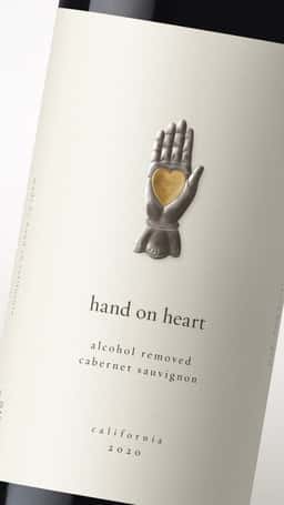 Brand Identity for Hand on Heart Non-Alcoholic Wine - thumbnail 3