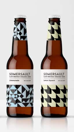 Brand Identity and Packaging for Somersault Premium Sodas - thumbnail 3