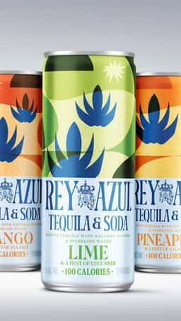 Brand Identity and Packaging for Rey Azul Tequila RTD - thumbnail 3