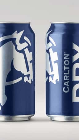 Can Packaging for Carlton Dry Mid-Strength Beer - thumbnail 2