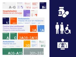 Signage and Wayfinding for Saint-Ouen Grand Paris-Nord University Hospital - thumbnail 3