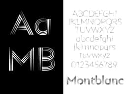 Custom Typeface Design for Montblanc Haus - thumbnail 6