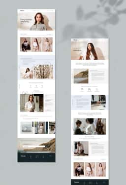 Brand Identity and Website for a Sustainable Clothing Company - thumbnail 6