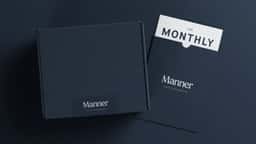 Brand Identity for Manner Men's Lifestyle Service - thumbnail 8