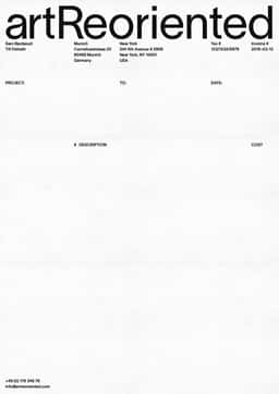 Visual Identity and Website for Art Reoriented - thumbnail 6
