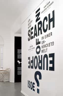 Exhibition Identity for in Search of Europe - thumbnail 3
