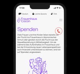 Visual Identity and Website for Frauenhaus Cocon - thumbnail 8