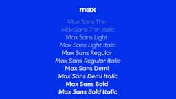 Custom Typeface for Max Streaming - thumbnail 4