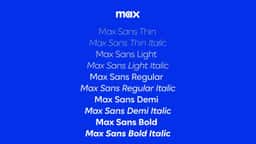 Custom Typeface for Max Streaming - thumbnail 5