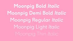 Custom Typeface for Moonpig Rebrand - thumbnail 8