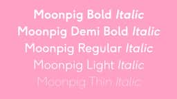 Custom Typeface for Moonpig Rebrand - thumbnail 9