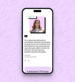 Website Design for Mutiny's AI GTM Platform - thumbnail 4
