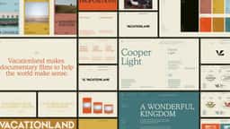 Brand Identity for Documentary Studio Vacationland - thumbnail 4