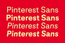Custom Typeface for Pinterest Sans - thumbnail 2