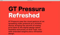 Typeface Design for GT Pressura - thumbnail 3