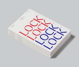 Editorial Design for Lock Typeface Specimen Book - thumbnail 2