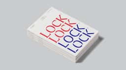 Editorial Design for Lock Typeface Specimen Book - thumbnail 5