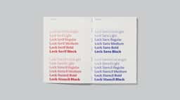 Editorial Design for Lock Typeface Specimen Book - thumbnail 9