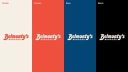 Brand Identity for Belmonty's Burgers - thumbnail 9
