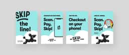 Identity and Illustration System for Skip Checkout App - thumbnail 2