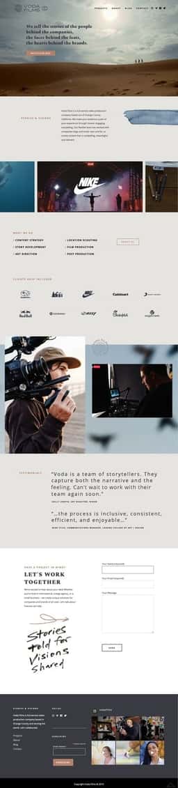 Rebrand for Voda Films - thumbnail 8