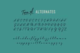 Retro Script Font Design for Retro Supply Co. - thumbnail 3