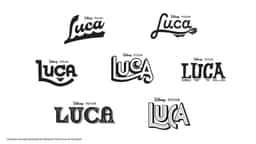 Title Treatment Concepts for Disney and Pixar's Luca - thumbnail 6