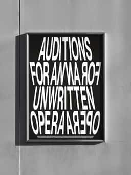 Exhibition Identity for Auditions for an Unwritten Opera - thumbnail 5